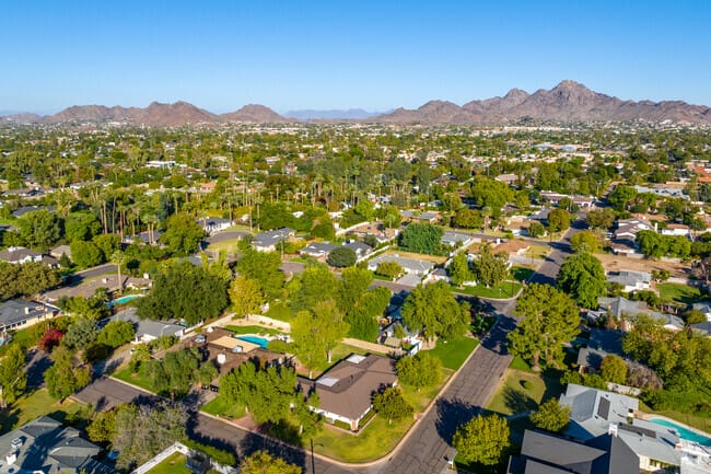 Neighborhood in Central Phoenix, AZ.