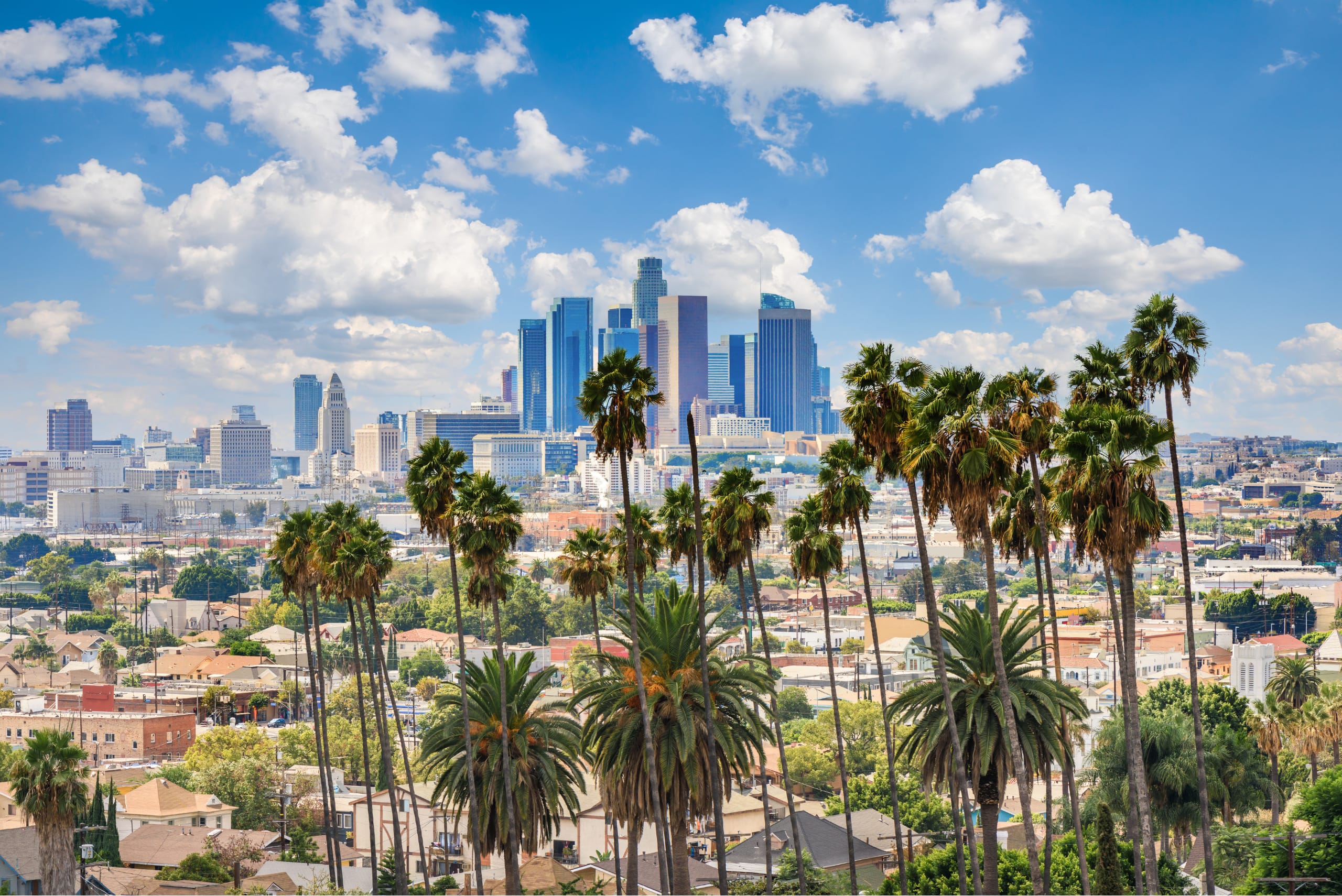 Picture of Los Angeles skyline.