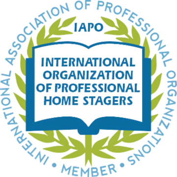 Badge certifying International Organization of Professional Home Stagers