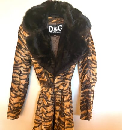 Picture of a fur jacket sold at a Grasons estate sale.